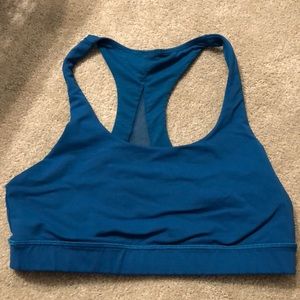 Lululemon blue sports bra
